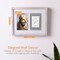 Pet Paw Print Frame Kit with Clay Impression – DIY Dog & Cat Pawprint Memorial Keepsake Frame with 4x6 Photo Display, Distressed White Wooden Frame, Pet Lover Gift & Home Decor